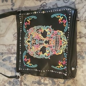 Montana West leather concealed over shoulder purse